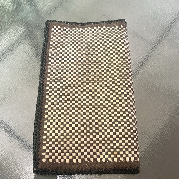 Prada Leather Woven Clutch - Picture 3 of 14